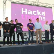 Equipo ganador del segundo lugar del Hackathon CUValles 2019