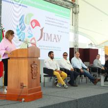 Taller de Transición JIMAV, participación Rectora